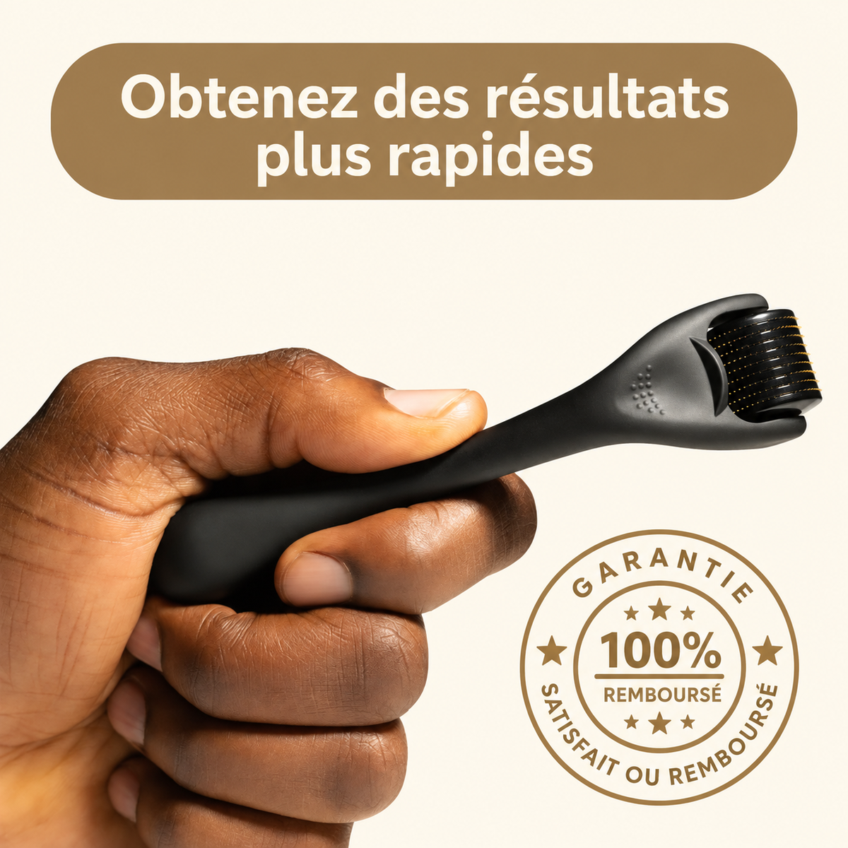Rouleau Derma pour la croissance des cheveux