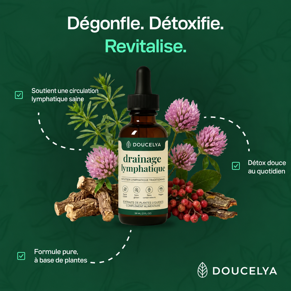 Doucelya® - Goutte de drainage lymphatique