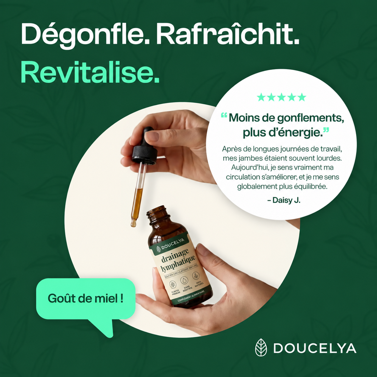 Doucelya® - Goutte de drainage lymphatique
