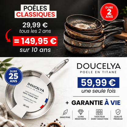 Poêle en Titane Pur