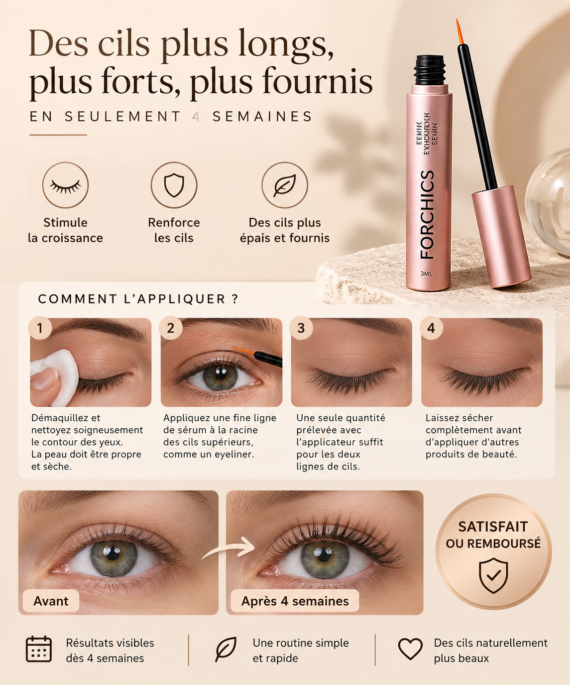 Doucelya — Sérum Croissance des Cils
