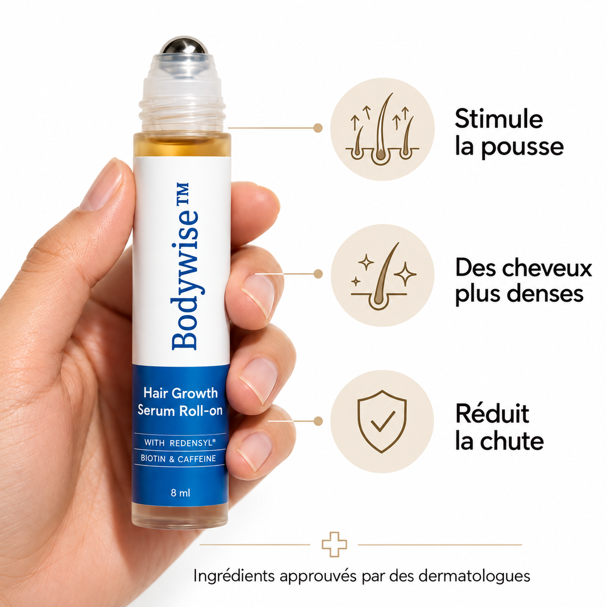 <b>BodyWise™ Sérum pour la croissance des cheveux</b>